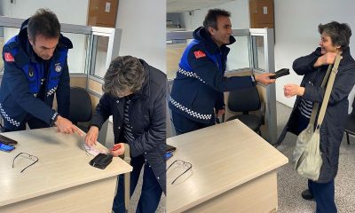 Büyükşehir zabıtası kayıp cüzdanı sahibine ulaştırdı
