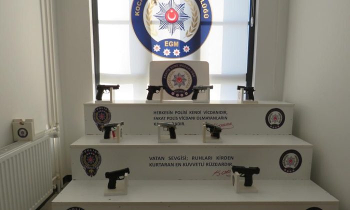 Kocaeli’de 75 adet silah ele geçirildi