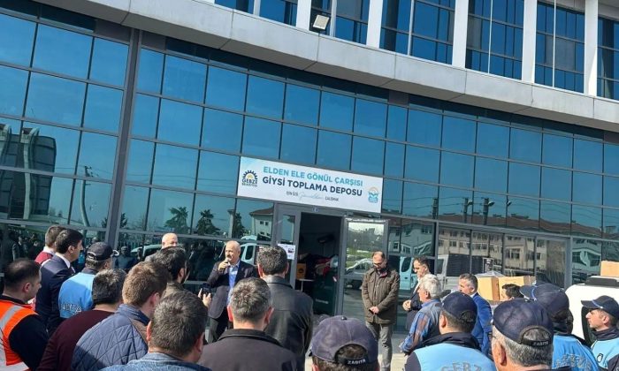 Ramazan Erzak Konvoyunu  Başkan Büyükgöz Uğurladı