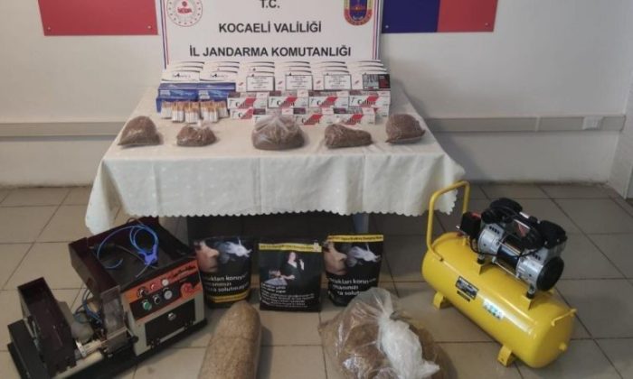 Jandarmadan kaçak sigara operasyonu