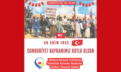 GTO 29 Ekim Cumhuriyet Bayramı ve Cumhuriyetimizin 100. Yıl Kutlama İlanı