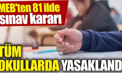 Deneme sınavları yasaklandı!