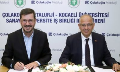 Çolakoğlu Metalürji, Kocaeli Üniversitesi ile Eğitim ve Araştırma İş Birliği Protokolü İmzaladı