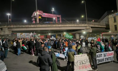 YILPORT Limanından İsrail’e Kalkan Gemiye Protesto