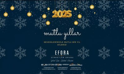 EFORA ŞİRKETLER GURUBU Yeni Yıl Kutlama İlanı
