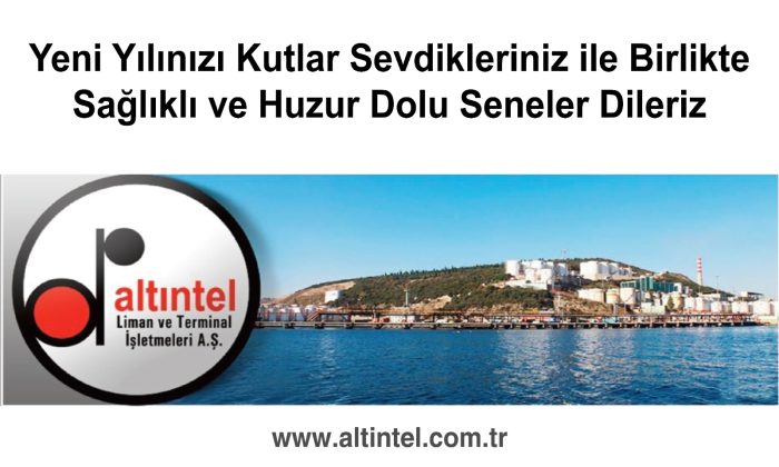 Altıntel Liman İşletmeleri Yeni Yıl Kutlama İlanı