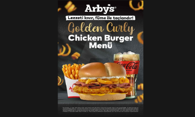 Arby’s®️’ten Yepyeni Bir Lezzet: Golden Curly Chicken Burger