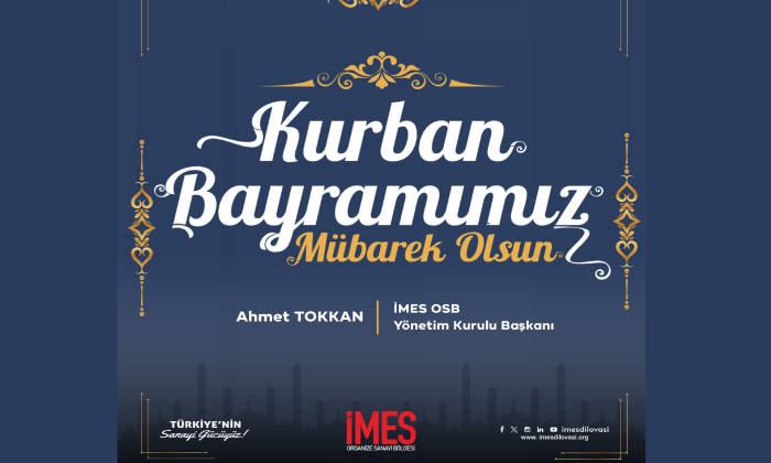 İMES OSB Kurban Bayramı Kutlama İlanı