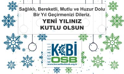 KOBİ OSB Yeni Yıl Kutlama İlanı
