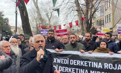 DEM Parti’nin Halep yürüyüşü engellendi, gerginlik basın açıklamasıyla son buldu