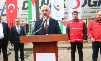 Gebze Ticaret Odası’nın yardım tırları dualarla uğurlandı