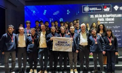 Dilovası ENKA Okulları 29 madalya; 4 Altın, 12 Gümüş, 13 Bronz