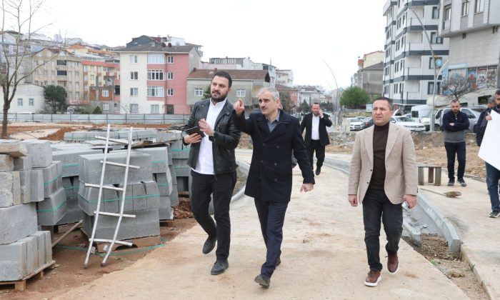 Çayırova Kent Meydanı’nda çalışmalar hız kesmiyor