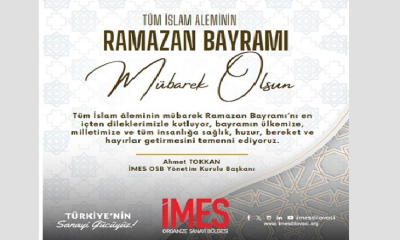 İMES OSB Bayram Kutlama İlanı