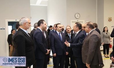 Sanayi ve Teknoloji Bakanı Mehmet Fatih Kacır, İMES OSB Mükemmeliyet Merkezini Ziyaret Etti