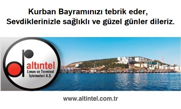 Altıntel Liman İşletmeleri Kurban Bayramı Kutlama İlanı