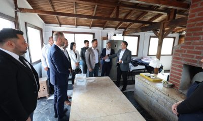 Derince Belediye Başkanı Sertif Gökçe ilçe başkanlarıyla yatırımları yerinde inceledi