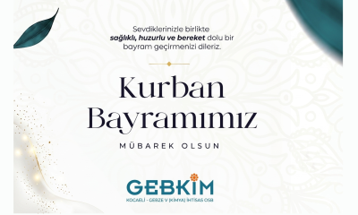 GEBKİM OSB Kurban Bayramı Kutlama İlanı
