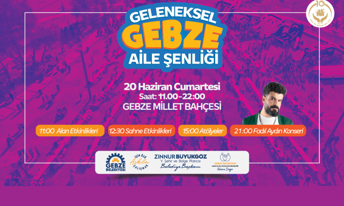 Gebze Belediyesi Geleneksel Gebze Aile Şenliği