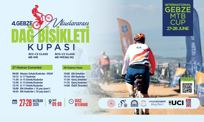 GEBZE 4. ULUSLARARASI DAĞ BİSİKLETİ KUPASI İLANI