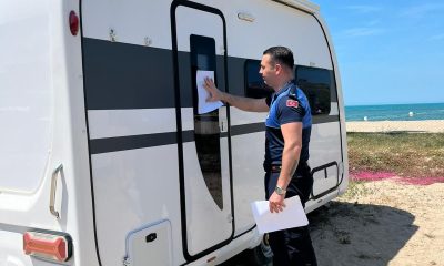 Kandıra Belediyesi  karavan ve çadır denetimlerini başladı