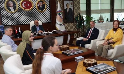 Başarılı öğrenciler Başkan Söğüt’ün konuğu oldu