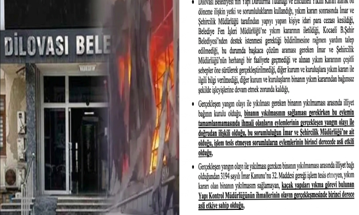 Bilirkişi raporu açıklandı, Belediye, itfaiye raporu almayan fabrikaya iş yeri açma ve çalışma ruhsatı vermiş