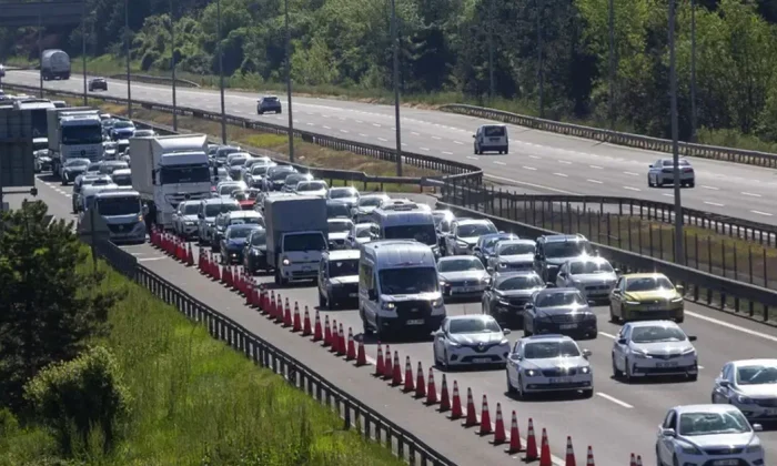 Otoyoldaki Büyük  Çalışmayla Muallimköy-Hereke Trafiğe Kapatılacak
