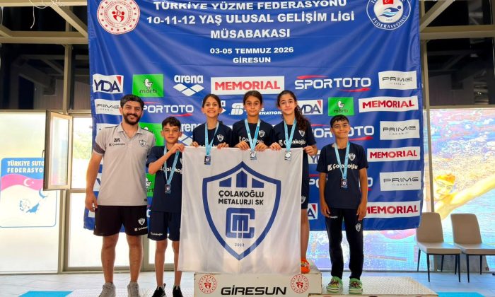 Çolakoğlu Metalurji Spor Kulübü’nden Tarihi Başarı: Genç Yüzücüler Türkiye Finalleri Yolunda!