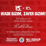 Dilovası Belediyesi 15 Temmuz Demokrasi ve Milli Birlik İlanı
