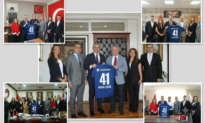 Çolakoğlu Metalurji Spor Kulübü’nden Dilovası Kaymakamı Resul Çelik’e Ziyaret: Sporun Geleceğine Dev Katkı