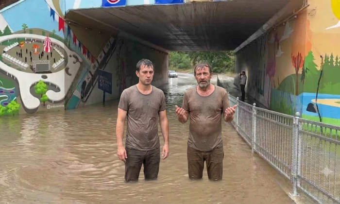 Kocaeli’de Sağanak Yağış Yaşamı Olumsuz Etkiledi