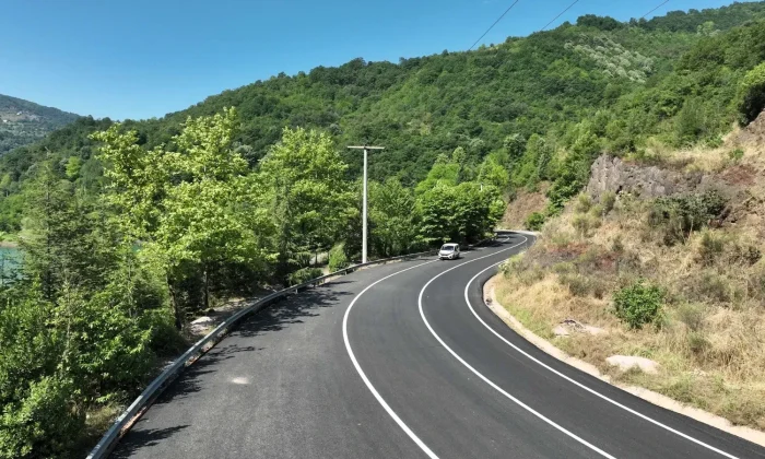 Yuvacık Barajı yolunda çalışmalar tamamlandı