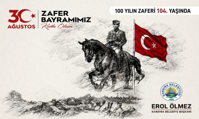 Kandıra Belediyesi 30 Ağustos Zafer Bayramı Kutlama İlanı