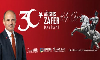 Körfez Belediyesi 30 Ağustos Zafer Bayramı Kutlama İlanı