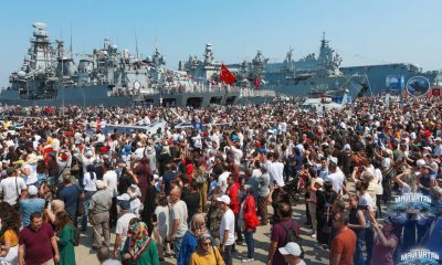 TEKNOFEST Mavi Vatan’da izdiham! Gölcük Tersanesi’ne akın ettiler