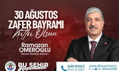 Dilovası Belediyesi 30 Ağustos Zafer Bayramı Kutlama İlanı