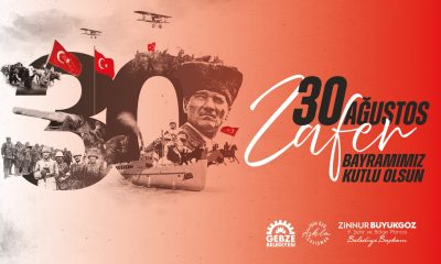 Gebze Belediyesi 30 Ağustos Zafer Bayramı Kutlama İlanı