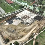 Gebze Millet Bahçesi Camii’nde temel ve betonarme mesaisi