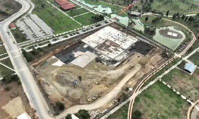 Gebze Millet Bahçesi Camii’nde temel ve betonarme mesaisi