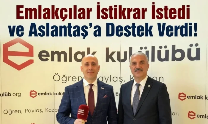 Kocaeli Emlak Kulübü Başkanı Fuat Özdağ’dan GTO Başkanı Aslantaş’a Destek