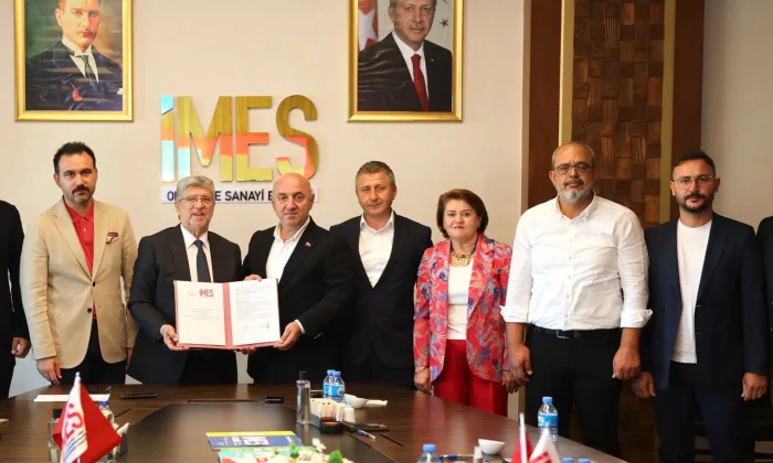 İMES OSB Başkanı Ahmet Tokkan ve Bölge Müdürü Onur Kesici’den Model İş Birliği