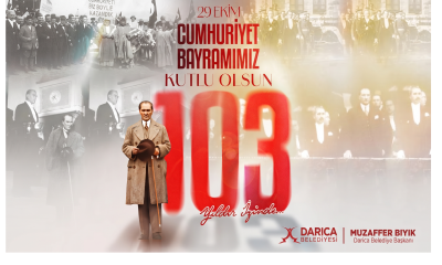 Darıca Belediyesi 29 Ekim Cumhuriyet Bayramı Kutama İlanı