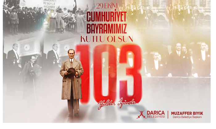 Darıca Belediyesi 29 Ekim Cumhuriyet Bayramı Kutama İlanı