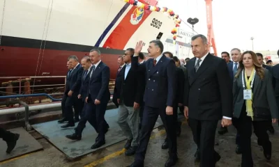 Kocaeli’nde Bakan Mustafa Çiftçi ve Malezya Heyeti Suya İndirilen Gemide Buluştu