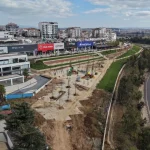 Çayırova Belediye Fatih Sultan Mehmet Parkı’nda çalışmalar hızla sürüyor