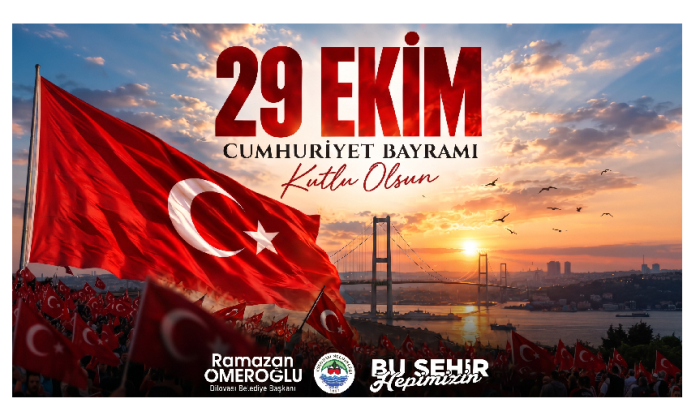 Dilovası Belediyesi 29 Ekim Cumhuriyet Bayramı Kutlama İlanı