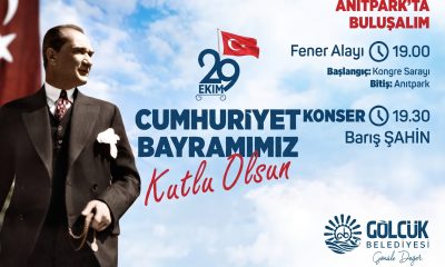 Gölcük Belediyesi 29 Ekim Cumhuriyet Bayramı Kutlama İlanı
