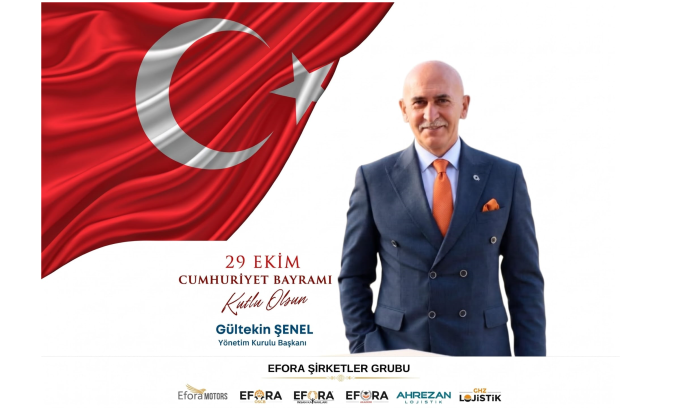 EFORA Şirketler Gurubu 29 Ekim Cumhuriyet Bayramı Kutlama İlanı