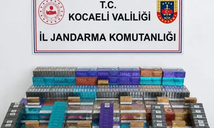 Körfez’de 400 bin liralık kaçak tütün yakalandı!